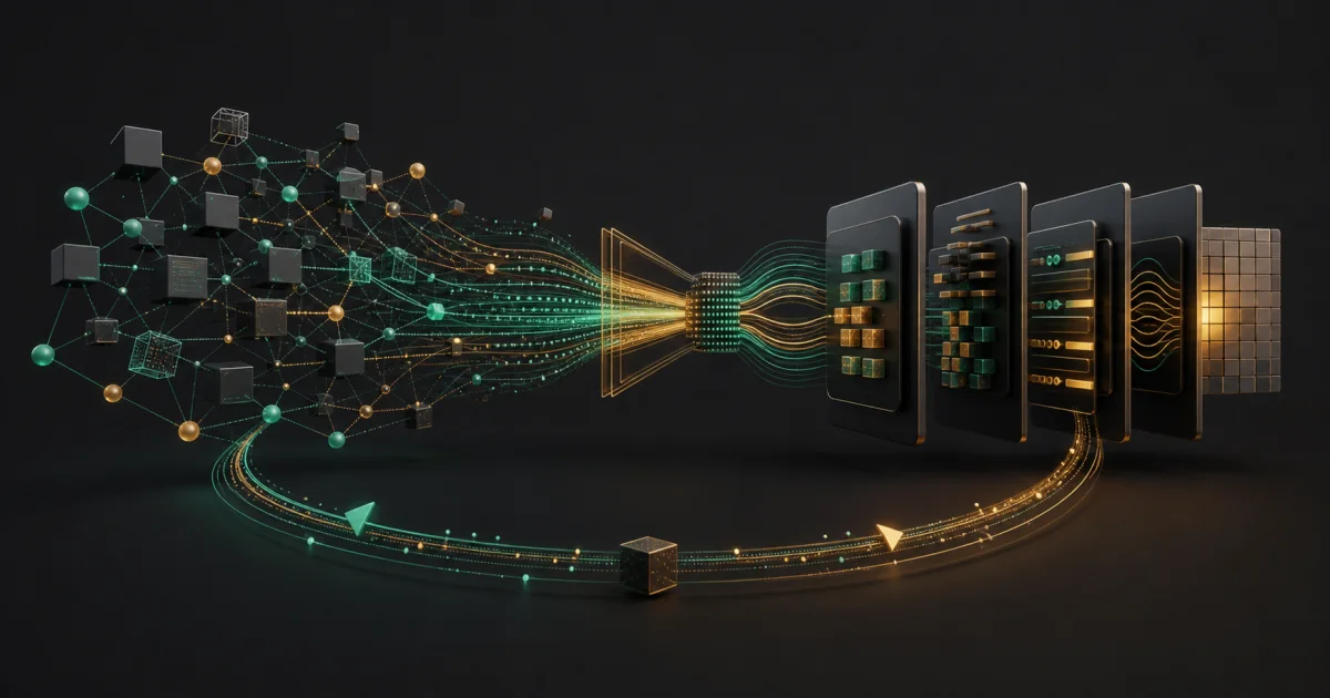 Abstract open-source AI commercialization system connecting community distribution with enterprise value